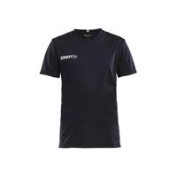 Craft 1905582 Squad Solid Jersey JR - Black - 122/128 - thumbnail