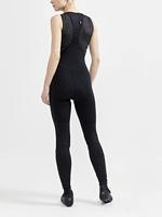 Fietsbroek - Craft Core SubZ Wind Bib Tights - S - Dames - Zwart - thumbnail