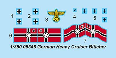 Trumpeter 1/350 German Heavy Cruiser Blucher Trumpeter 1/350 German Heavy Cruiser Blucher