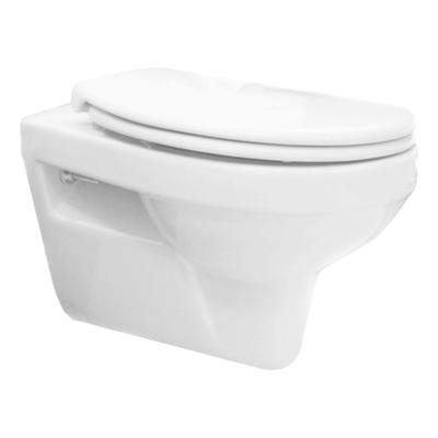 Wiesbaden one pack Trevi rimless wandcloset + zitting diepspoel wit