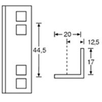 Adam Hall 6150 Rackprofiel - thumbnail