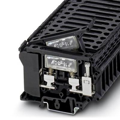 Phoenix Contact 3004265 Zekering-serieklem 10.2 mm Schroeven Zwart 50 stuk(s)