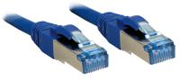 LINDY 47150 RJ45 Netwerkkabel, patchkabel CAT 6A S/FTP 3.00 m Blauw 1 stuk(s) - thumbnail