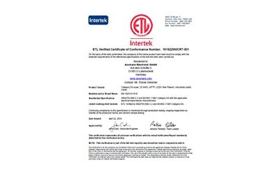 Digitus DK-1623-A-VH-5 Netwerkkabel CAT 6A U/FTP 0.25 mm² Lichtblauw 500 m