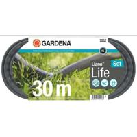 GARDENA textielslang liano life 30 m set (donkergrijs/oranje) - thumbnail