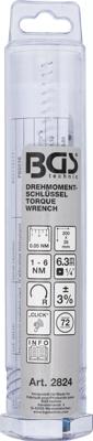 BGS technic torque wrench 1/4" 1-6 nm