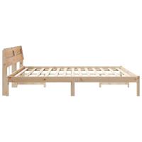 Bedframe Bruin 180 x 200 cm Massief grenenhout - thumbnail