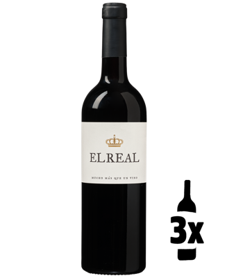 3 flessen El Real Tinto Probeerpakket