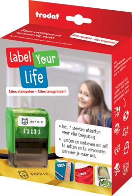 Trodat Label Your Life textiel-stempel, Nederlands Trodat Label Your Life textiel-stempel, Nederlands