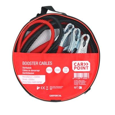 Startkabels 25mm2 met metalen klemmen 0177925