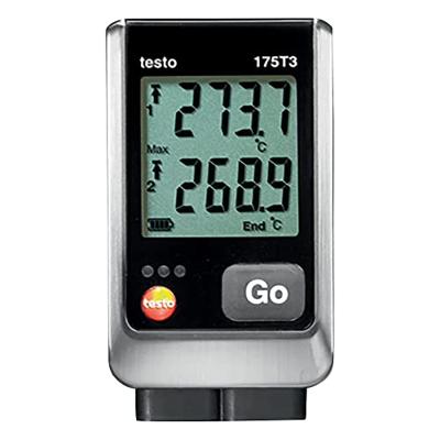 testo 175 T3 Temperatuur datalogger Te meten grootheid: Temperatuur -50 tot +1000 °C testo 175 T3 Temperatuur datalogger Te meten grootheid: Temperatuur -50 tot +1000 °C