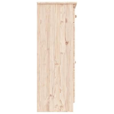 Schoenenkast ALTA 77x35x96 cm massief grenenhout