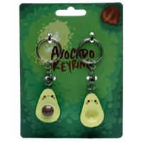 Kawaii Avocado set 2 Sleutelhangers - thumbnail