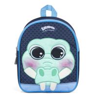 Lulupop & the Cutiepies rugzak Krokodil 31 x 25 x 10 cm blauw/groen - thumbnail