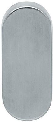 Blindrozet (afdek) stuk ovaal rvs mat Blindrozet (afdek) stuk ovaal rvs mat