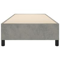 Boxspringframe fluweel lichtgrijs 80x200 cm - thumbnail