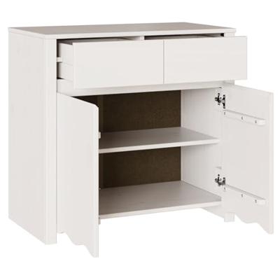 Dressoir Drammen Wit 79 x 43 x 75.5 cm Massief grenenhout