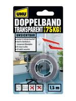 UHU 45375 45375 Dubbelzijdige tape UHU Transparant (l x b) 1.5 m x 19 mm 1 stuk(s) - thumbnail