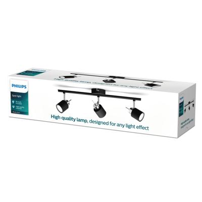 Philips Meranti 8719514465411 Plafondspot GU10 Zwart