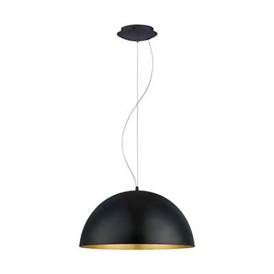 Eglo HanglampGaetano 1 53cm zwart - goud - 94936