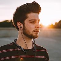 Hoco ES58 - Sound Tide Sports draadloze Bluetooth-headset, Bluetooth V5.0, gebruiksduur: tot 15 uur, standby-tijd: tot 200 uur, compatibel met iPhone Samsung OnePlus Huawei Xiaomi Oppo - zwart - thumbnail