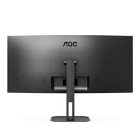AOC Value-Line U34V5C/BK LED-monitor Energielabel G (A - G) 86.4 cm (34 inch) 3440 x 1440 Pixel 21:9 4 ms HDMI, DisplayPort, USB-A 3.1 Gen 1, USB-C, - thumbnail