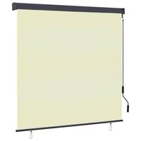 VidaXL Rolgordijn voor buiten 160x250 cm crème - thumbnail