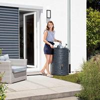 Garantia Regenton ARONDO 250 liter antraciet - thumbnail