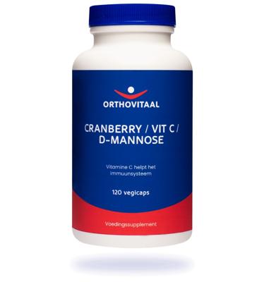 OrthoVitaal Cranberry / vitamine C / D-Mannose 120 Vegetarische capsules