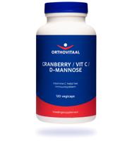 OrthoVitaal Cranberry / vitamine C / D-Mannose 120 Vegetarische capsules - thumbnail
