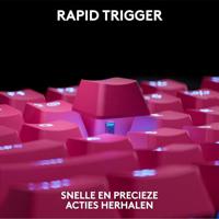 Logitech G Pro X TKL Rapid toetsenbord Roze - Analog Magnetic - thumbnail