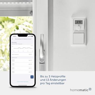 Homematic IP Wandthermostaat HmIP-BWTH24 24 V Homematic IP Wandthermostaat HmIP-BWTH24 24 V