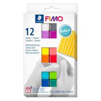 Klei fimo staedtler soft colourpack 12 brillantcol - thumbnail