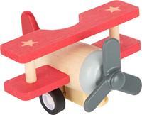 Small Foot houten pull-back vliegtuigen, set van 3 - thumbnail