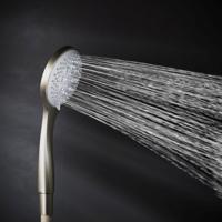 Hotbath Mate handdouche met 3 standen 23cm Ø10cm ABS kunststof nikkel geborsteld M375GN - thumbnail