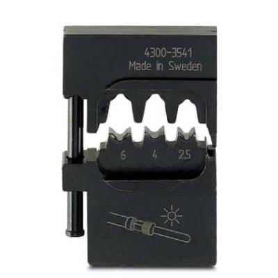 Phoenix Contact CRIMPFOX-M SR 6-3/DIE 1212473 Krimpprofiel Solar-connectoren Geschikt voor tangen Solarlok (Tyco) 2.5 tot 6 mm² Geschikt voor merk Phoenix