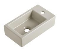 Fontein BWS Blong M 40x22x11 cm Rechts Keramiek Beige - thumbnail