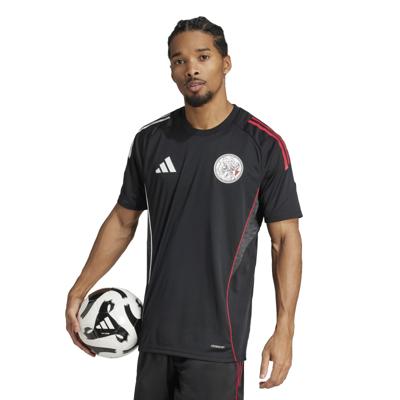 adidas Ajax Trainingsshirt 2025-2026 Zwart Wit Rood
