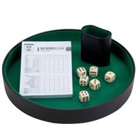 Pokerpiste dobbelset compleet - 26 cm - thumbnail