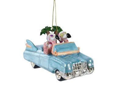 Auto glas l6.7b13.6h7.8 cm multi kerst Decoris - Decoris