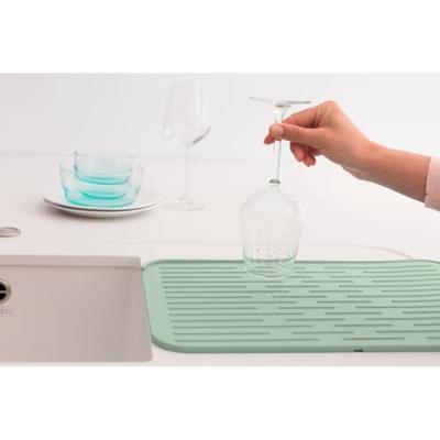 Brabantia sinkside silicone afdruipmat jade green