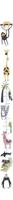 Noordwand Kids Walls Fotobehang meetlint dieren - 45878 - thumbnail