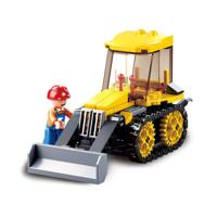Sluban Small Bulldozer bouwstenen set - thumbnail