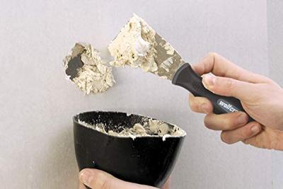 Wolfcraft Plamuurmes | Met afgeronde kant | B50mm | 1 stuk - 4051000