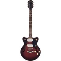 Gretsch G2655 P90 Streamliner Centerblock Junior DC Claret Burst semi-akoestische gitaar - thumbnail