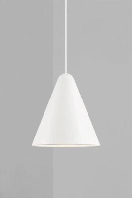 Hanglamp wit design &apos;Nono&apos; metaal driehoek 235mm DFTP
