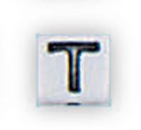 Darice • team sports letterkralen 6mm 30pcs t - thumbnail