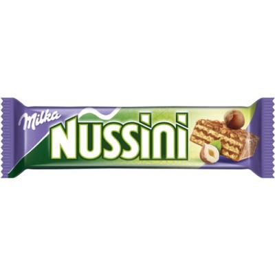 Miilka Nussini reep chocolademelk en hazelnoot, 31,5 g