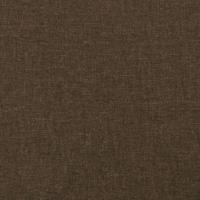 Hoofdbord met randen 147x16x118/128 cm stof donkerbruin - thumbnail