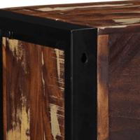 Tv-meubel 80x30x25 cm massief gerecycled hout meerkleurig - thumbnail